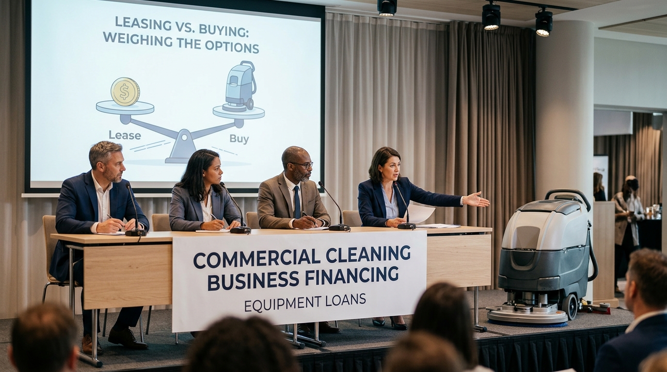 Illustration: Leasing vs. Buying Cleaning Equipment: Which is Better in 2026?